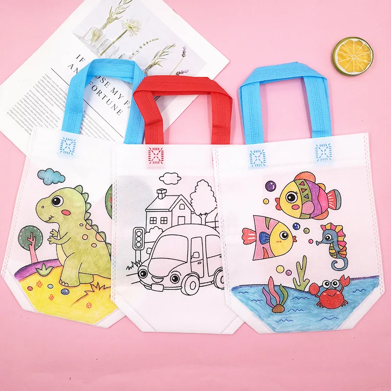 Art Craft Earth Day - 24 шт., милые мультяшные цветные мешки,