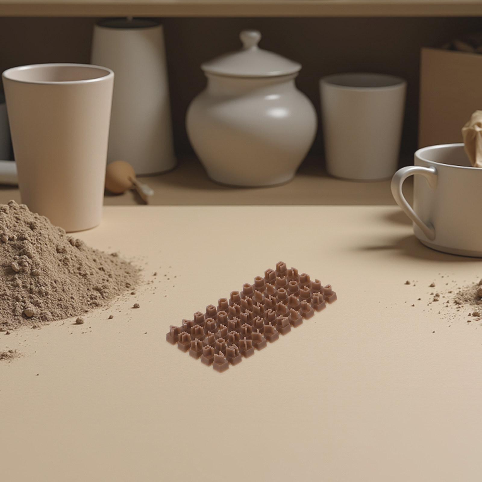 Air Dry Clay - 2 набора штампов для глины с