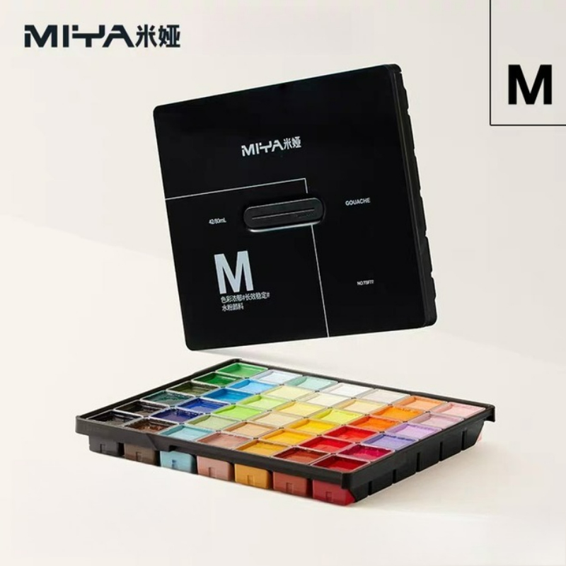 Gouache Paint Set - Набор желейных красок для гуаши MIYA