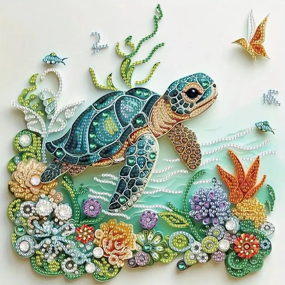 Art Craft Animals - Наборы для алмазной вышивки «Морская черепаха»