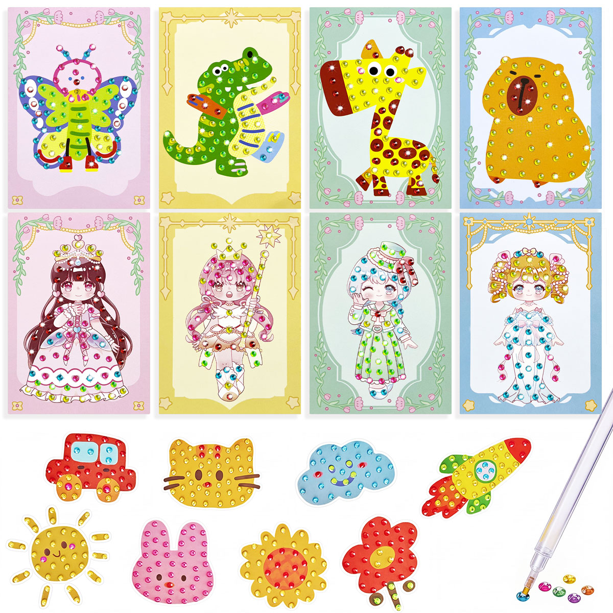Art Craft Animals - Набор для творчества из 16 предметов: