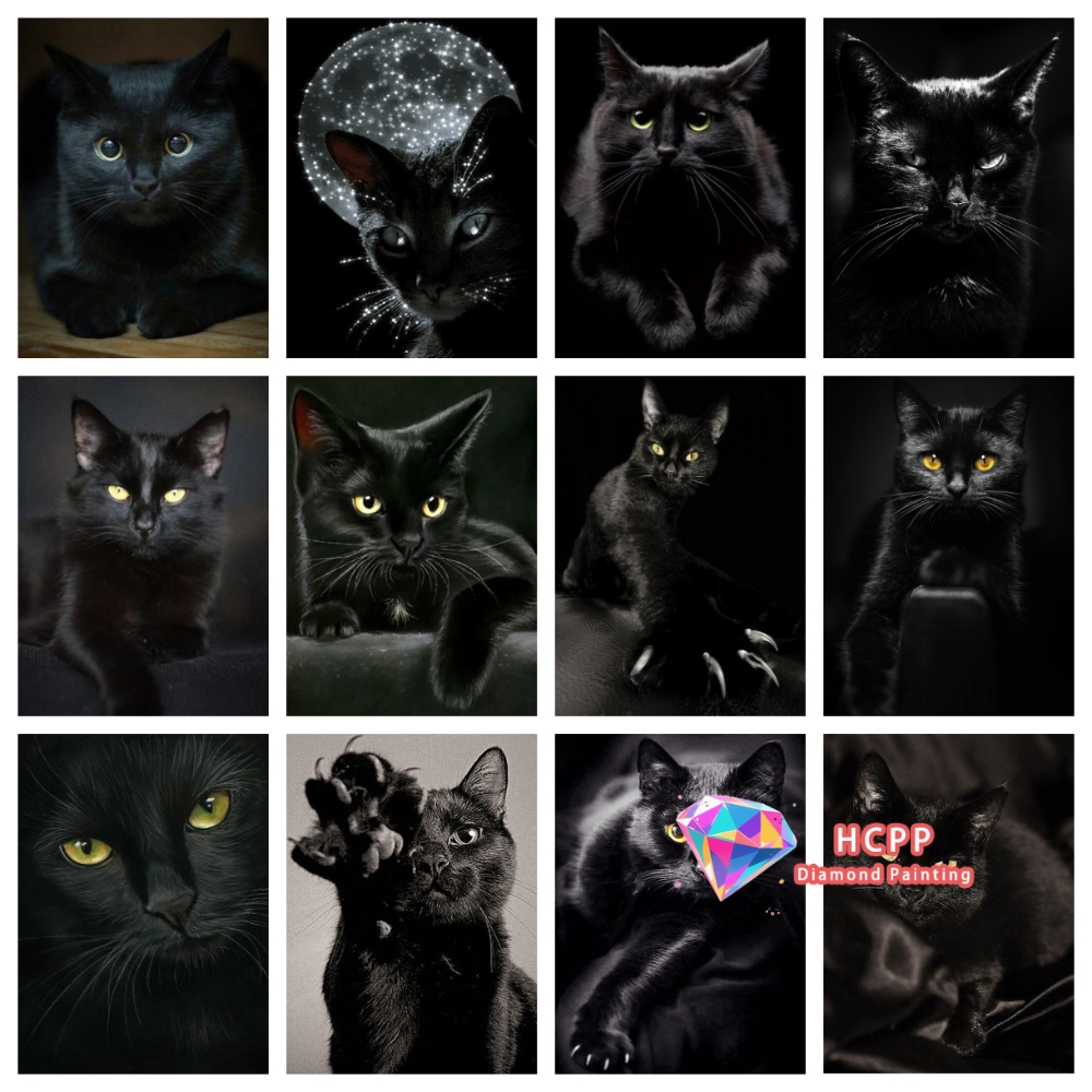 Art Craft Animals - Набор для алмазной вышивки «Черная кошка»