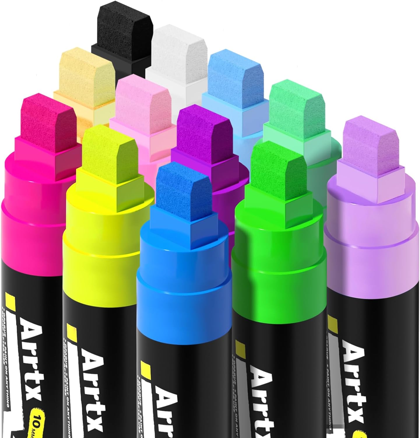 Art Craft Jumbo - Маркеры для акриловой краски Arrtx, Jumbo-маркеры