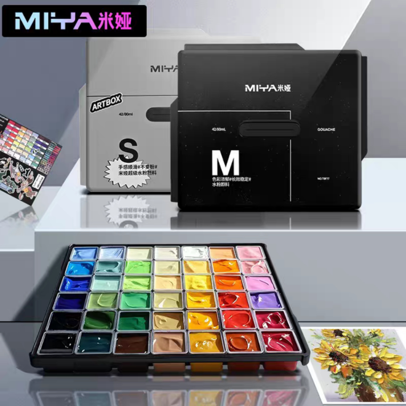 Набор желейных красок для гуаш – обзор и цена Gouache Paint Set