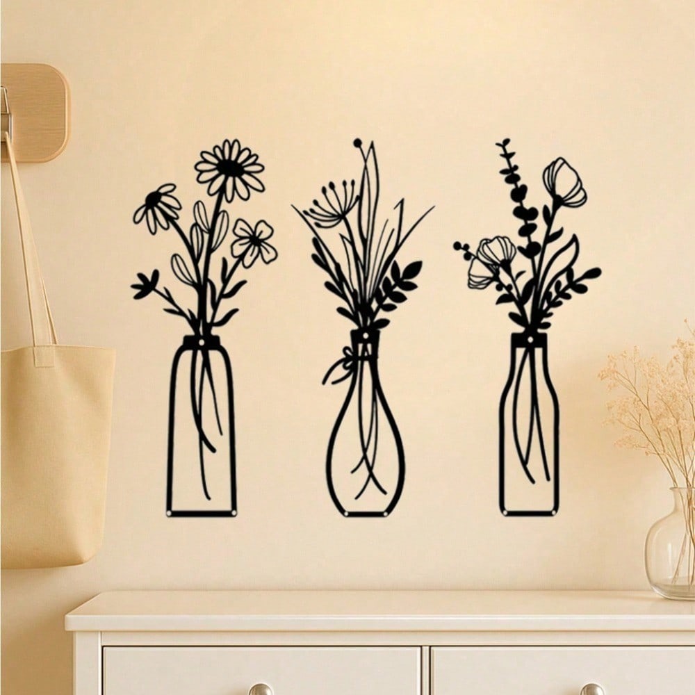 Набор из 3 винтажных металличе – обзор и цена Art Craft Vase