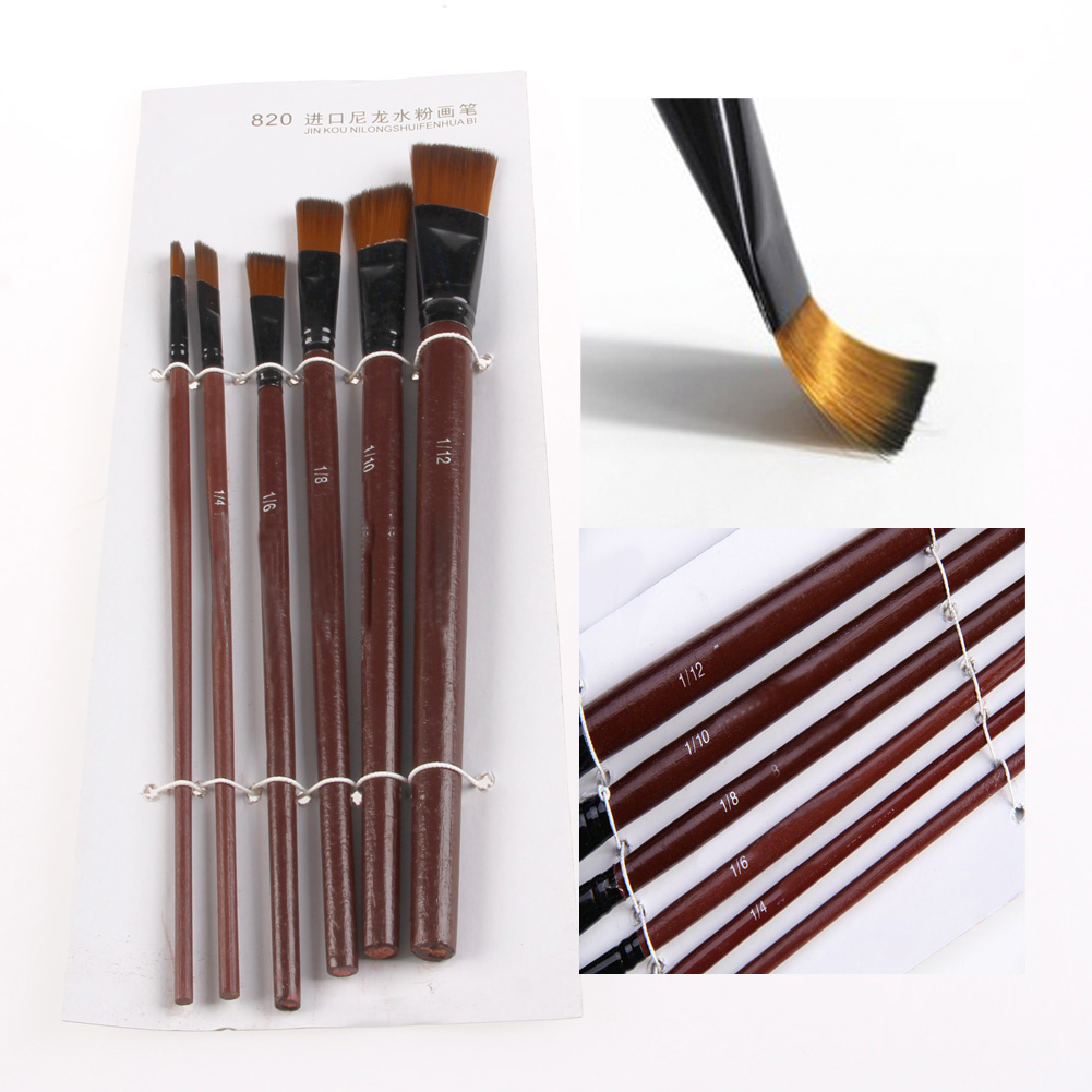 6 шт., нейлоновые акриловые ма – обзор и цена Gouache Paint Set