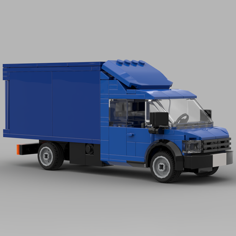 176 деталей MOC City GAZelle D – обзор и цена Art Craft Christmas Ideas