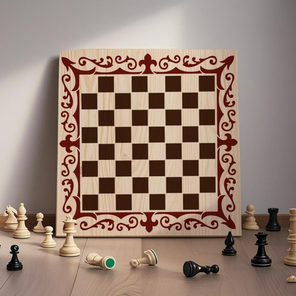 2 шт. шахматные фигуры, трафар – обзор и цена Art Craft Board