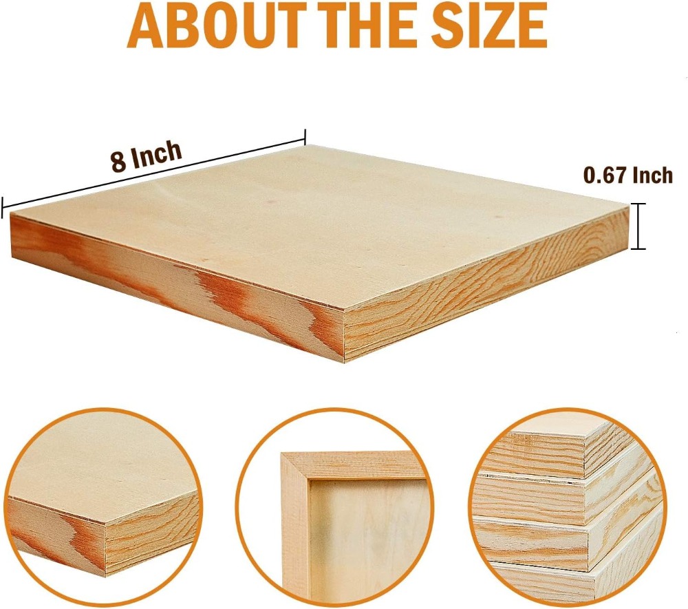 Набор из 6 необработанных дере – обзор и цена Art Craft Board