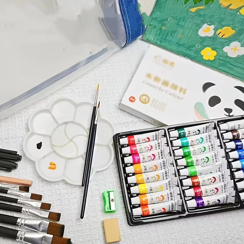 Набор гуаши — профессиональные – обзор и цена Gouache Paint Set
