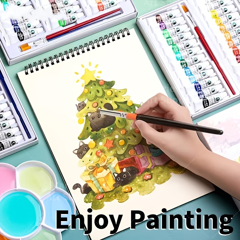 Набор гуаши — профессиональные – обзор и цена Gouache Paint Set