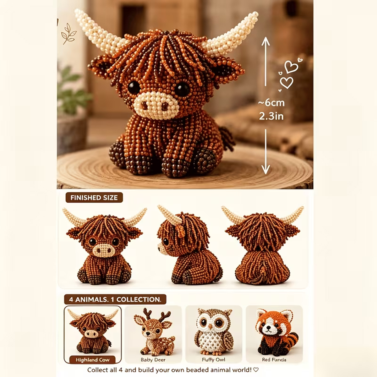 Набор для творчества Mini 3D B – обзор и цена Art Craft Animals