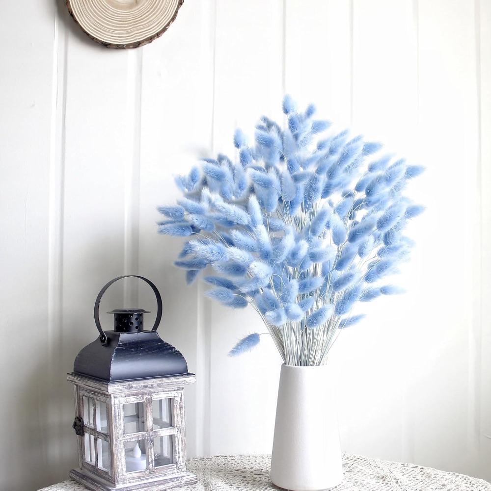 100 шт. синий хвост зайца трав – обзор и цена Art Craft Vase