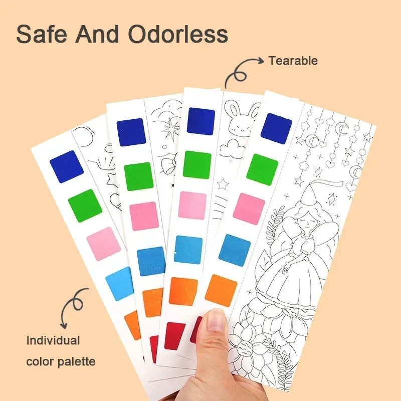 Детская портативная книга для  – обзор и цена Gouache Paint Set